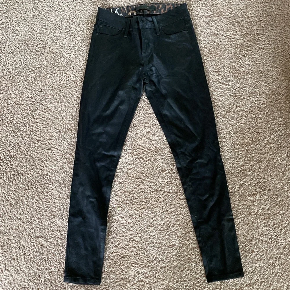 Joe's Jeans Coated Vixen Sassy Skinny Ankle Skinny Jean in Darley - Picture 6 of 11